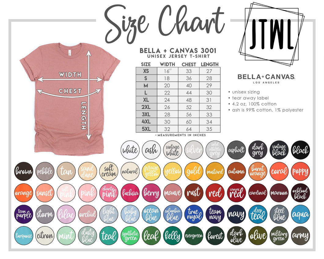 UPGRADE YOUR TEE: ADULT Bella + Canvas Unisex Short Sleeve Tee
