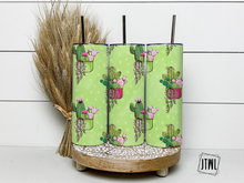 Load image into Gallery viewer, 20 oz Cacti on Green Tumbler
