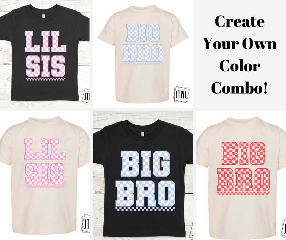 Customize Your Color Combo- All Sizes