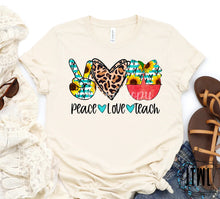 Load image into Gallery viewer, Peace Love Teach- Adult
