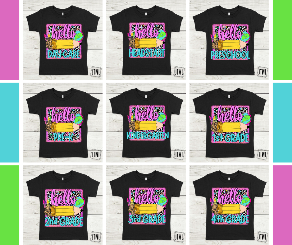 Neon & Glitter Grades- All Sizes