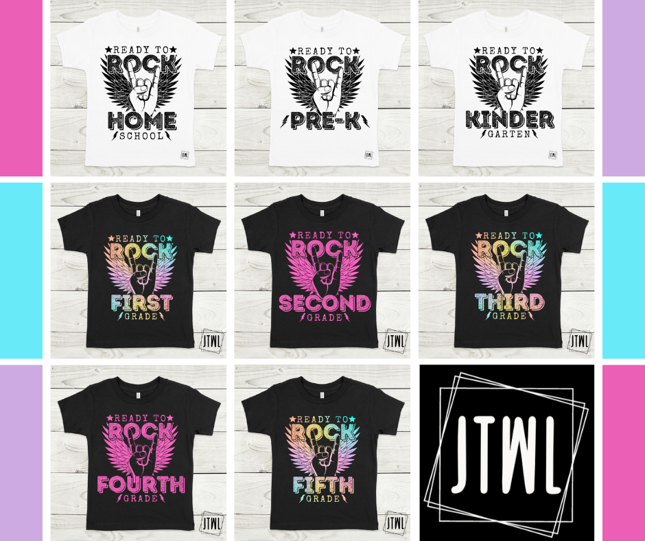 Ready To Rock School- All Sizes