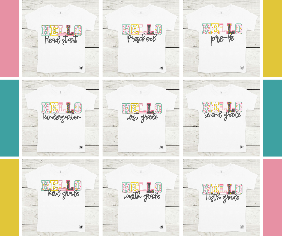 Girls' Embroidered Look- All Sizes