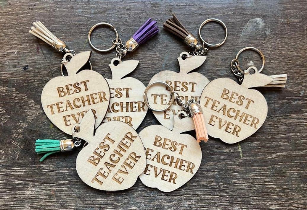 Best Teacher Ever Keychain