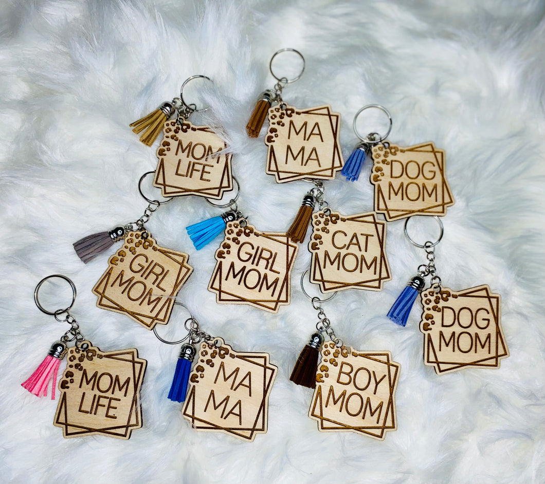 Mom & Mama Keychains- Choose Your Fave!