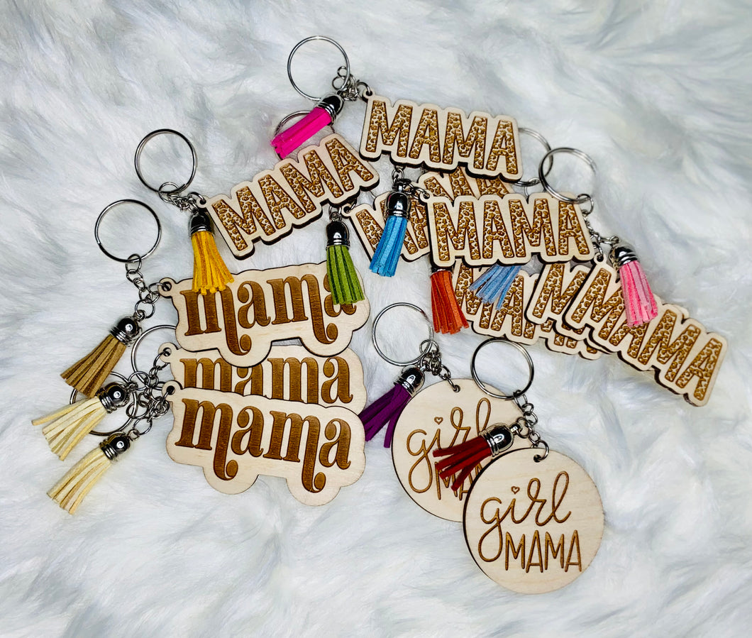 Mama Keychains- Choose Your Style!