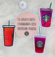 Load image into Gallery viewer, Coffee Stickers: Set Of 4

