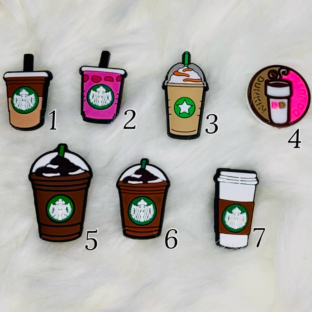 Coffee Shoe Charms