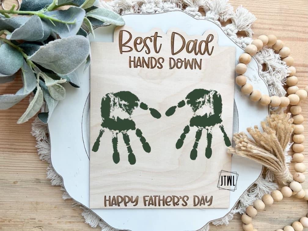 Best Dad Wood Plaque