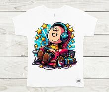 Load image into Gallery viewer, Charlie Brown Gamer- All Sizes
