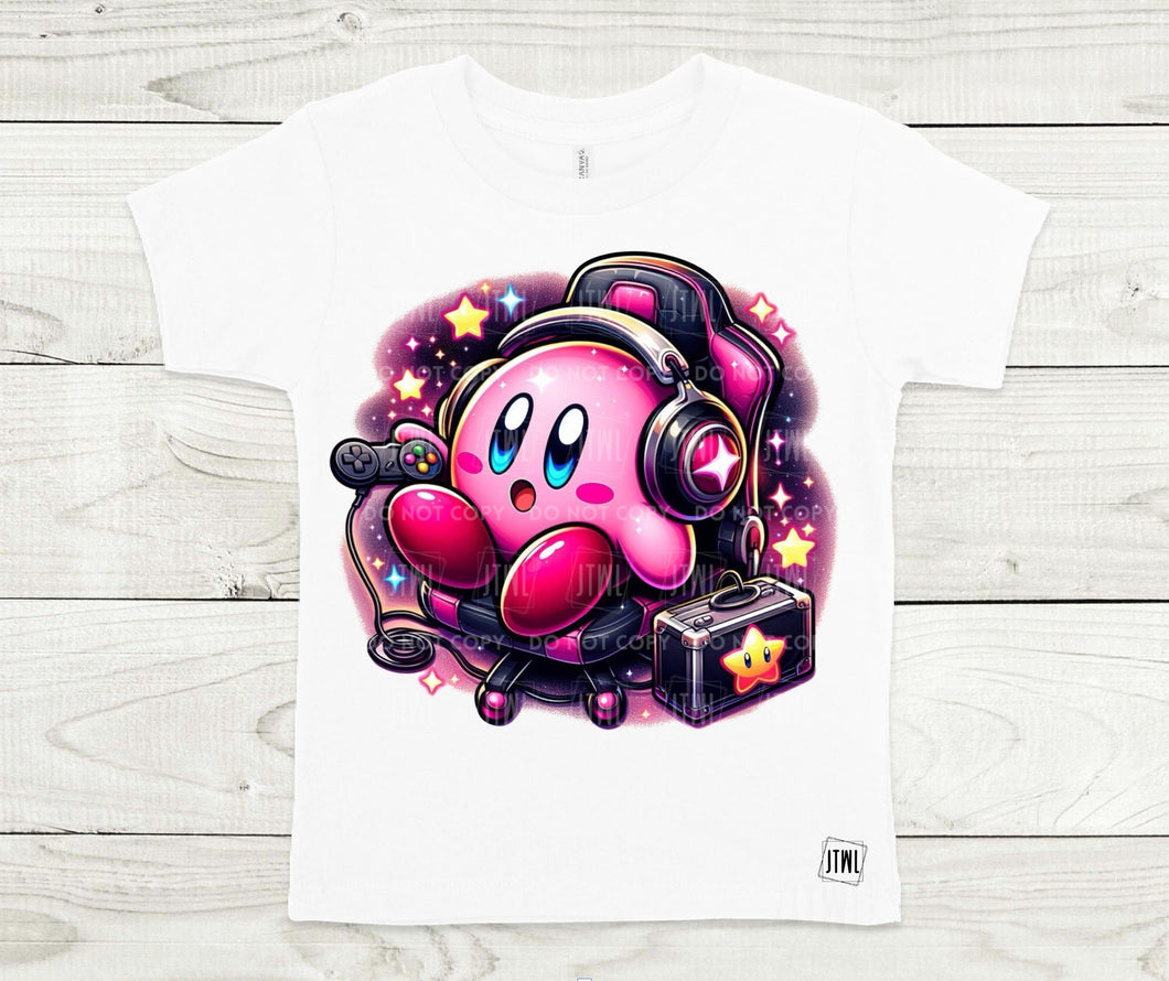 Kirby Gamer- All Sizes
