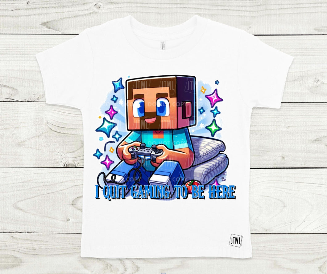 Minecraft Gamer- All Sizes