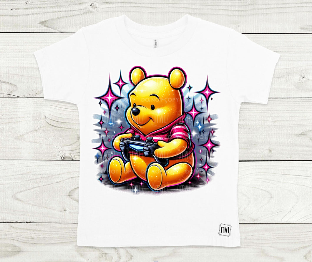 Pooh Gamer- All Sizes