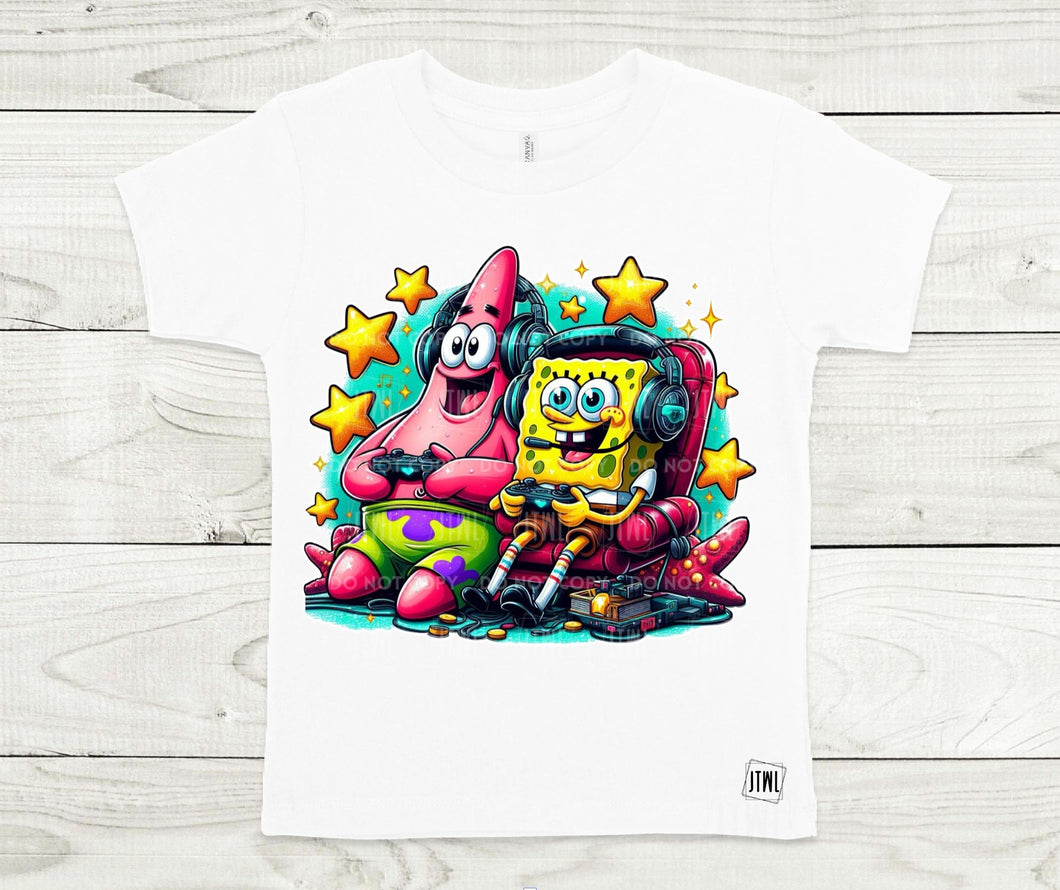 SpongeBob & Patrick Gamer- All Sizes