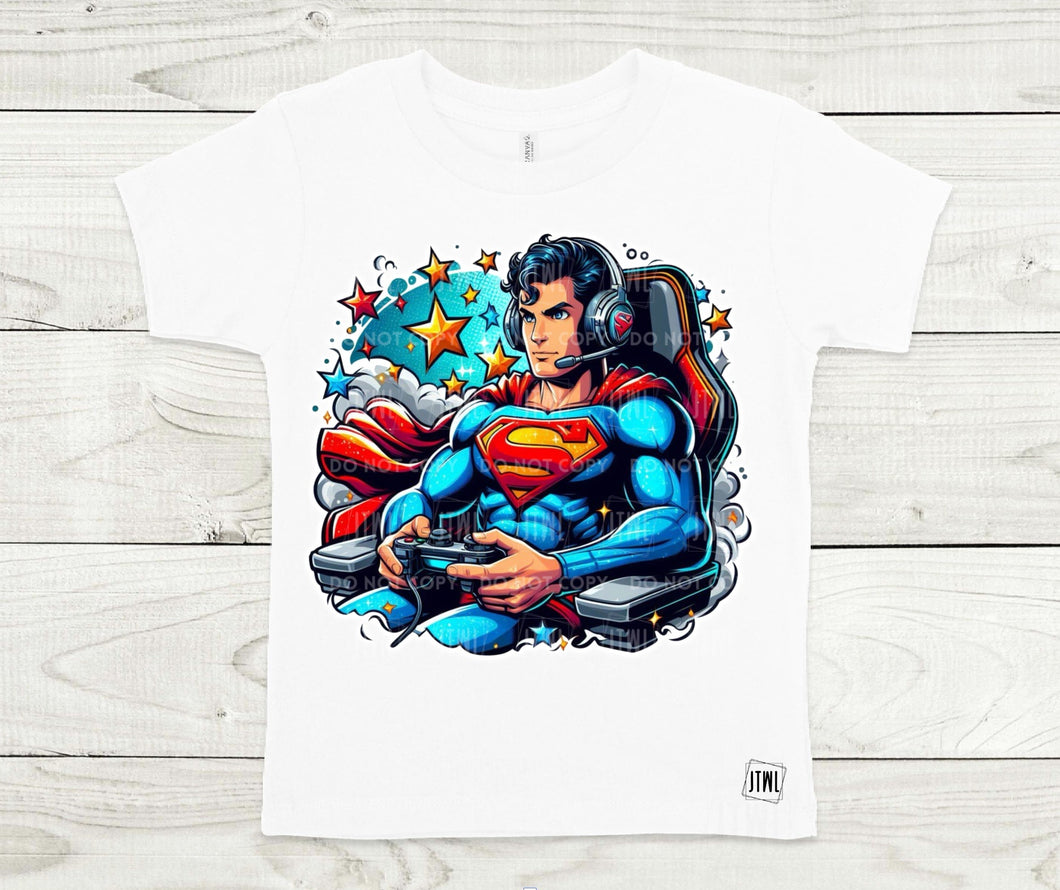 Superman Gamer- All Sizes
