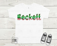 Load image into Gallery viewer, Custom Elf Name + Monogram- All Sizes
