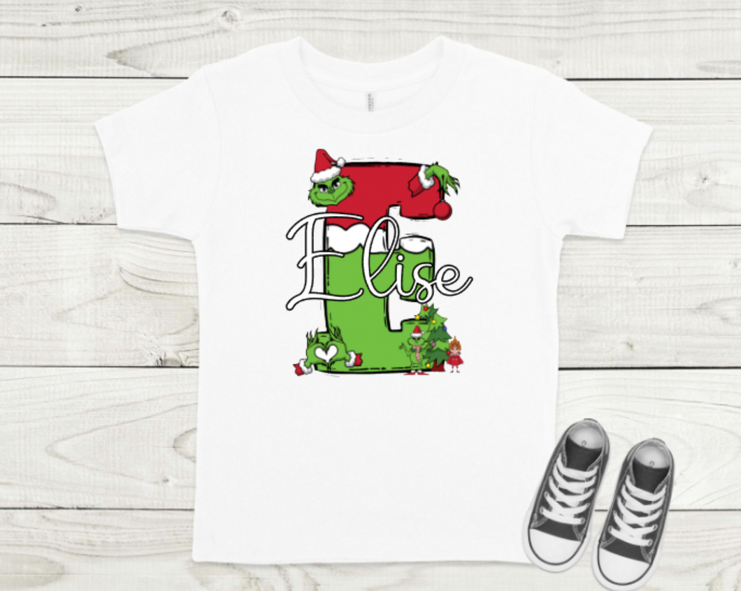 Custom Mean One Initial + Name- All Sizes