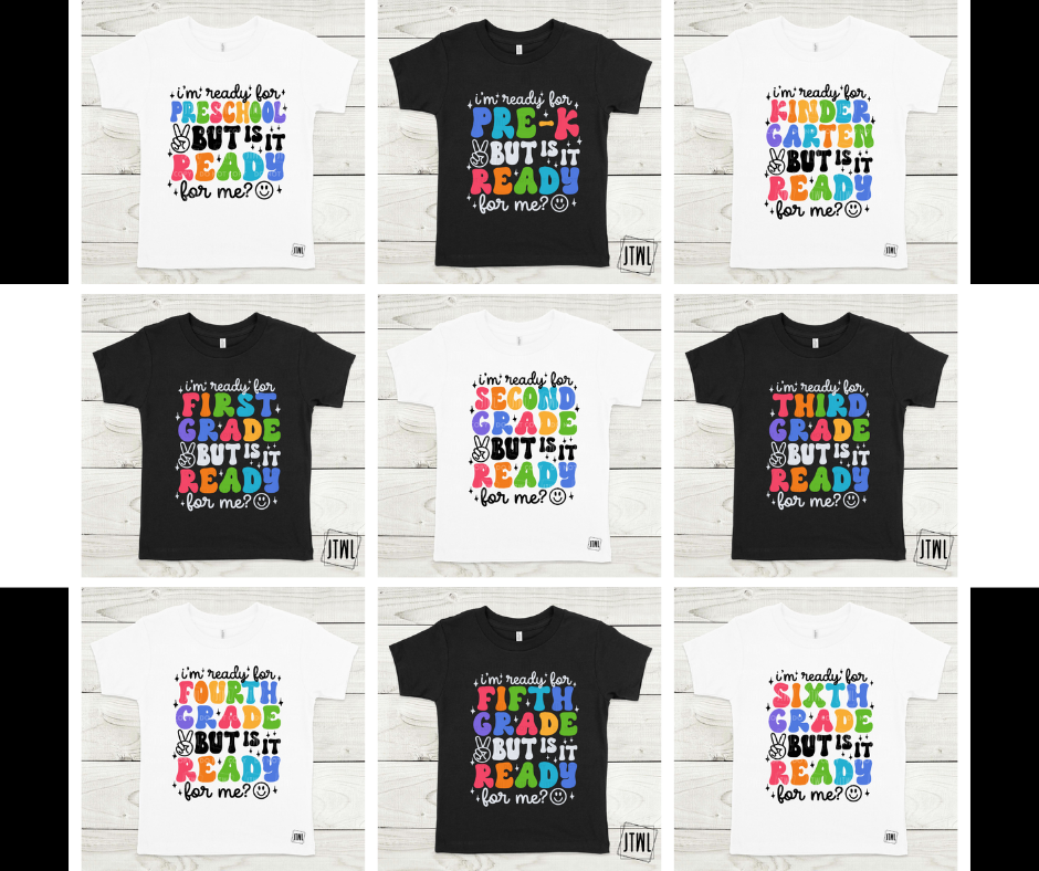 Rainbow Is School Ready For Me?!- All Sizes