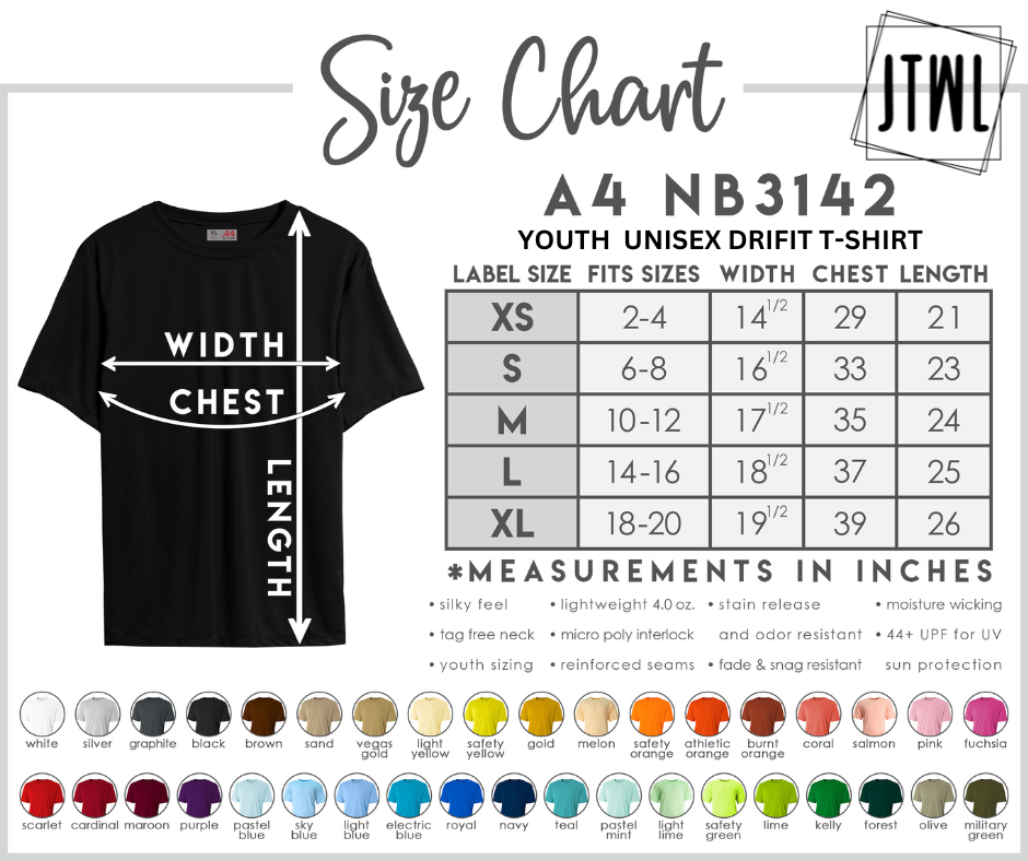UPGRADE YOUR TEE: YOUTH Drifit Unisex Short Sleeve Tee