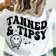 Load image into Gallery viewer, Tanned &amp; Tipsy: Front &amp; Back- Adult
