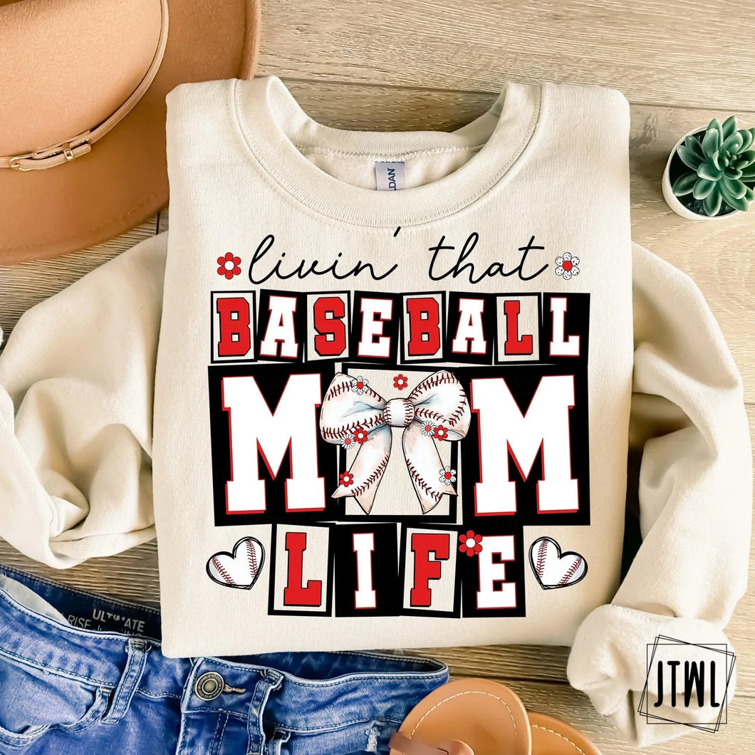 Livin' That Baseball mom Life- Adult