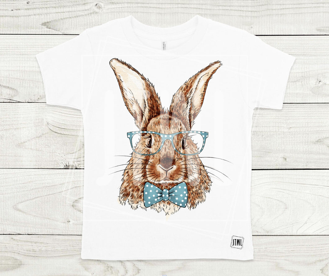 Hipster Bunny- All Sizes