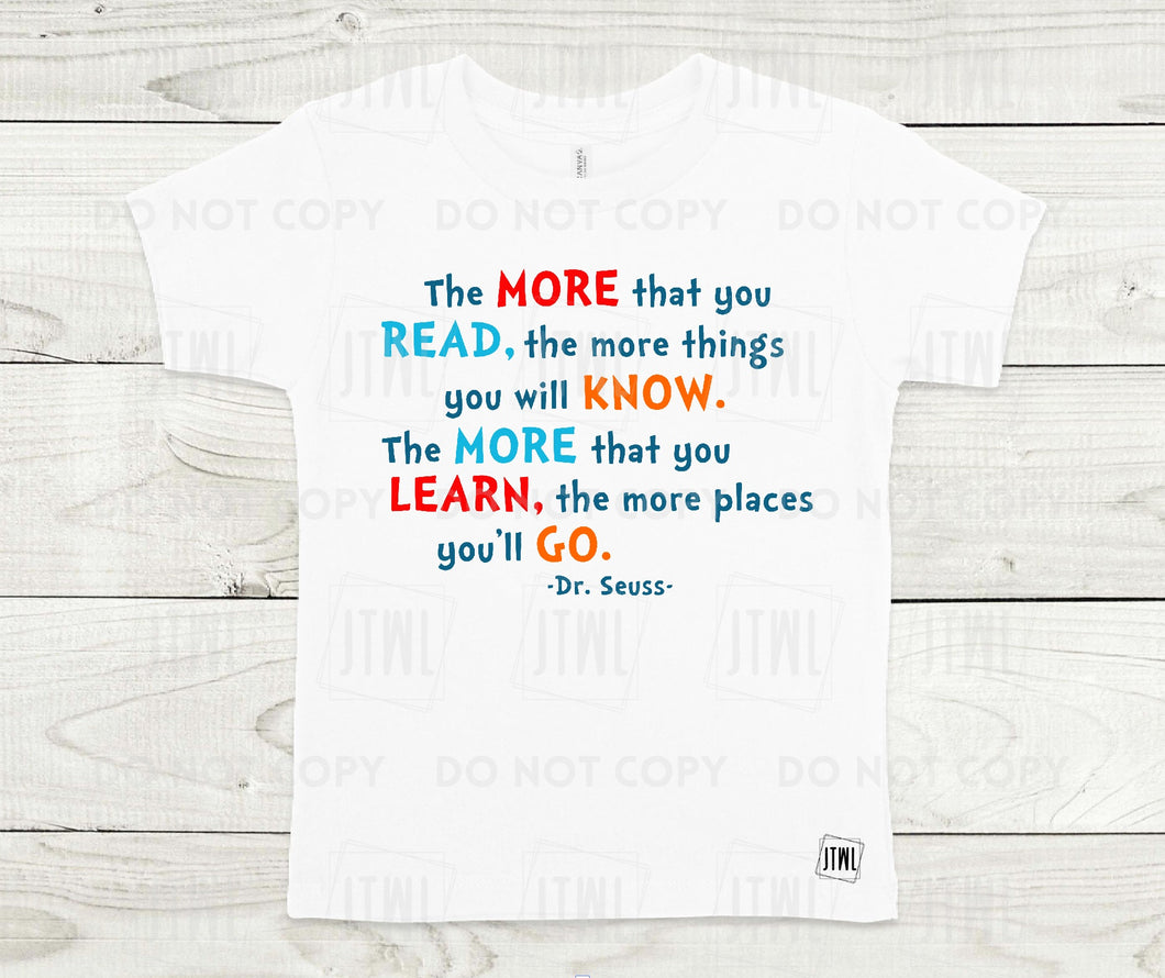The More Things You Will Know- All Sizes