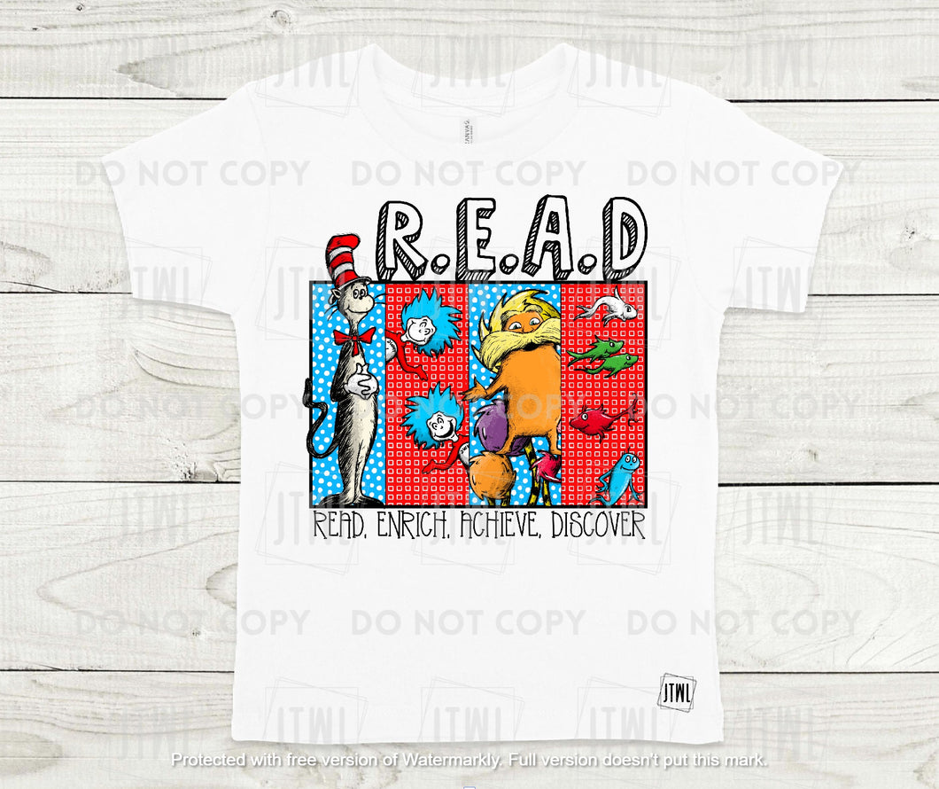 R.E.A.D.- All Sizes