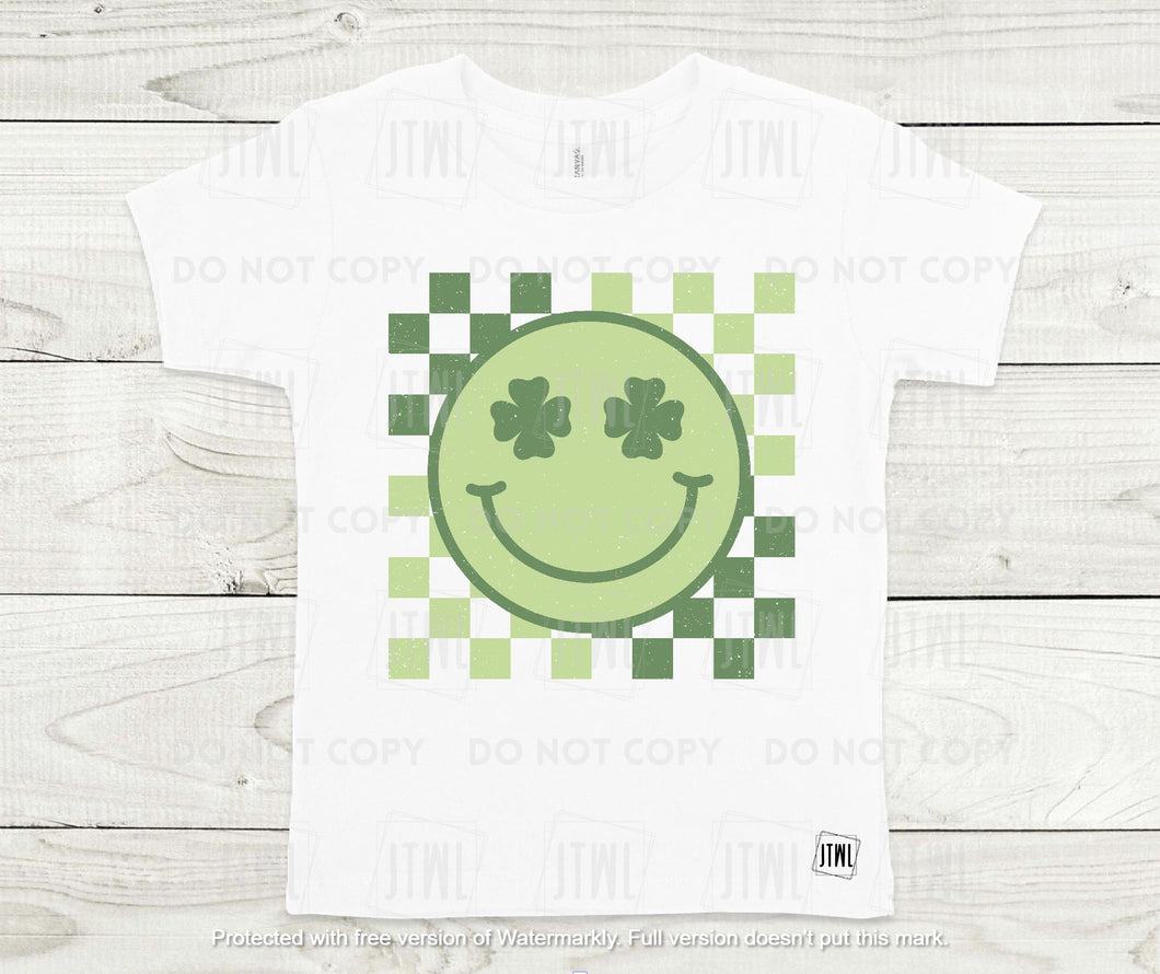 Checkered Smiley- All Sizes