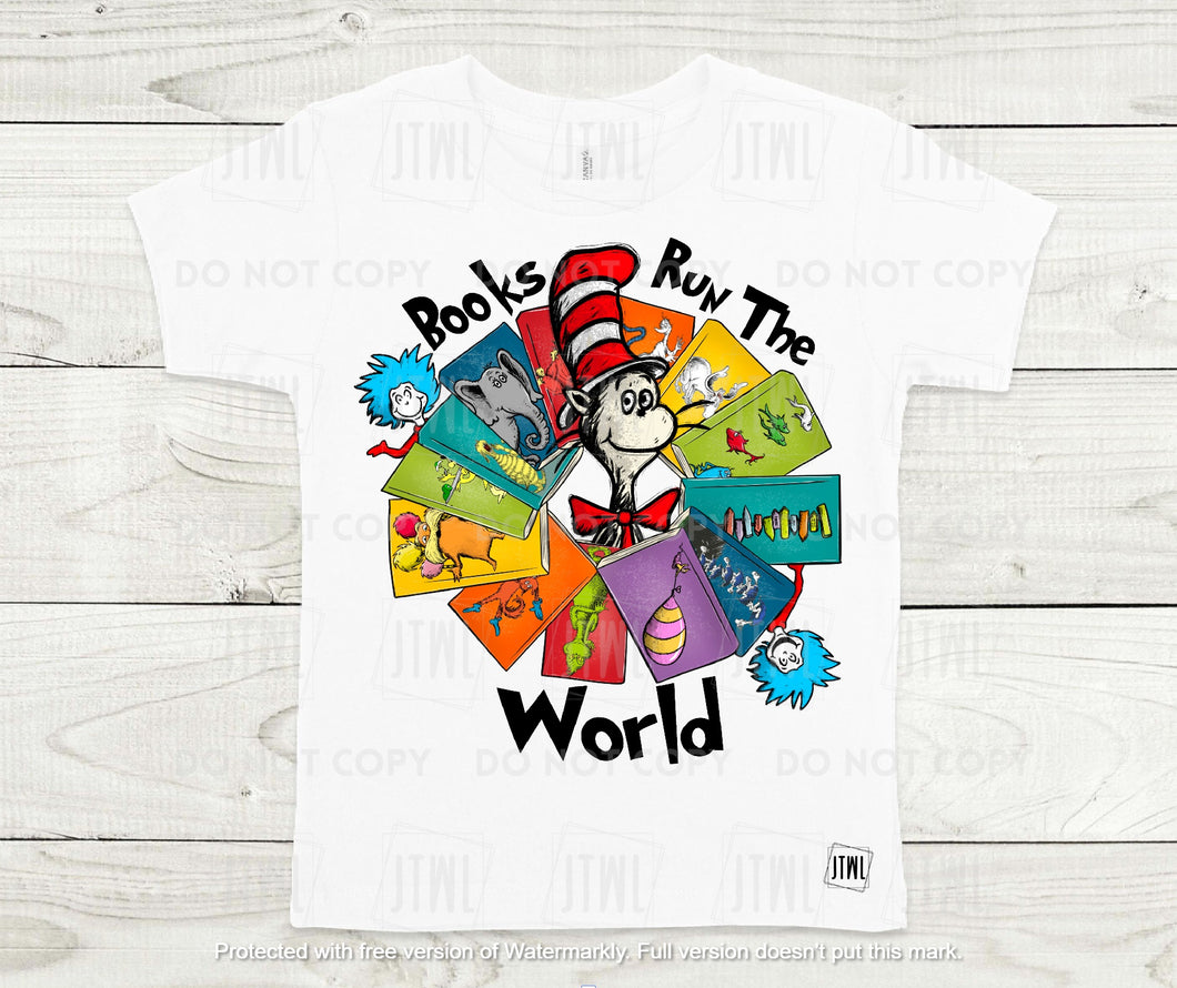 Books Run The World- All Sizes