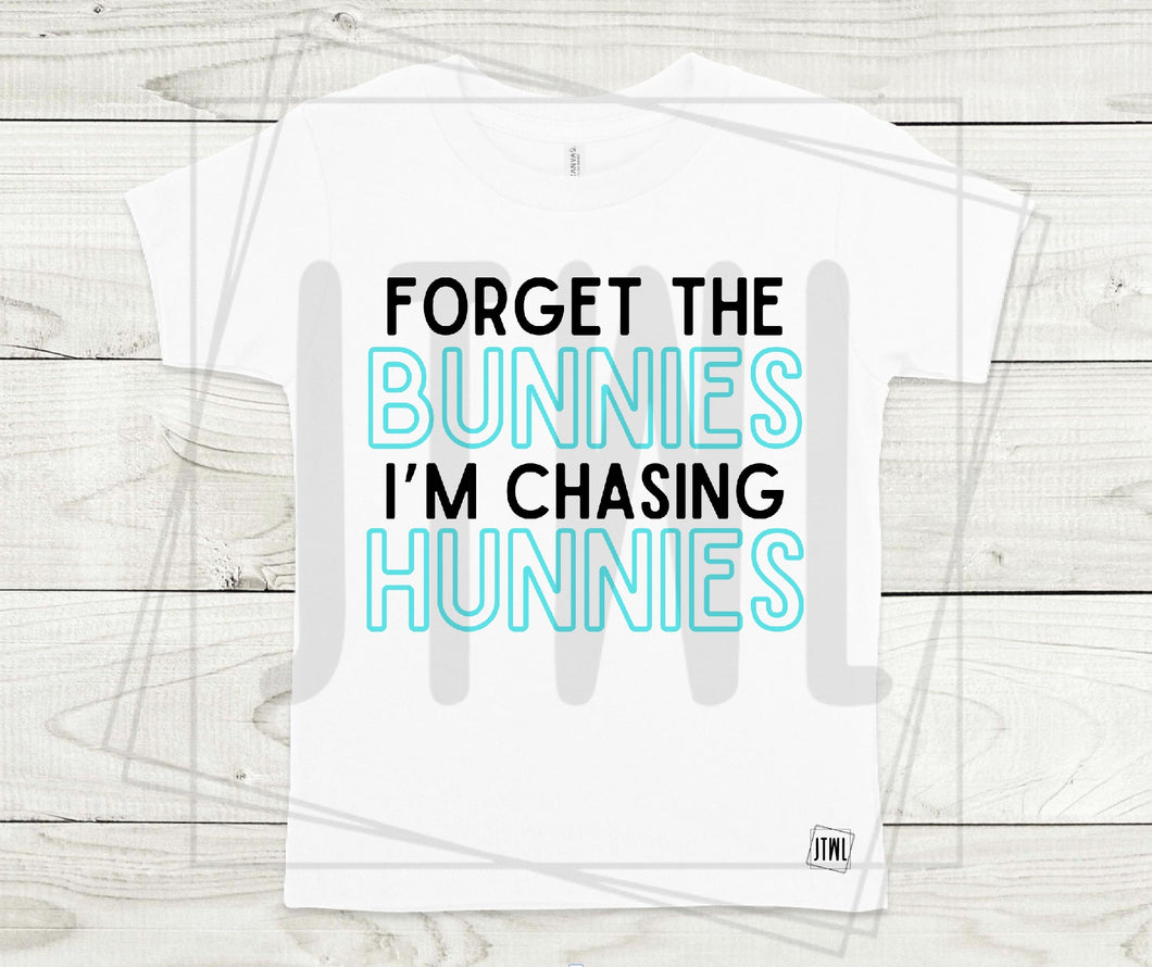 Chasing Hunnies: Black Text- All Sizes