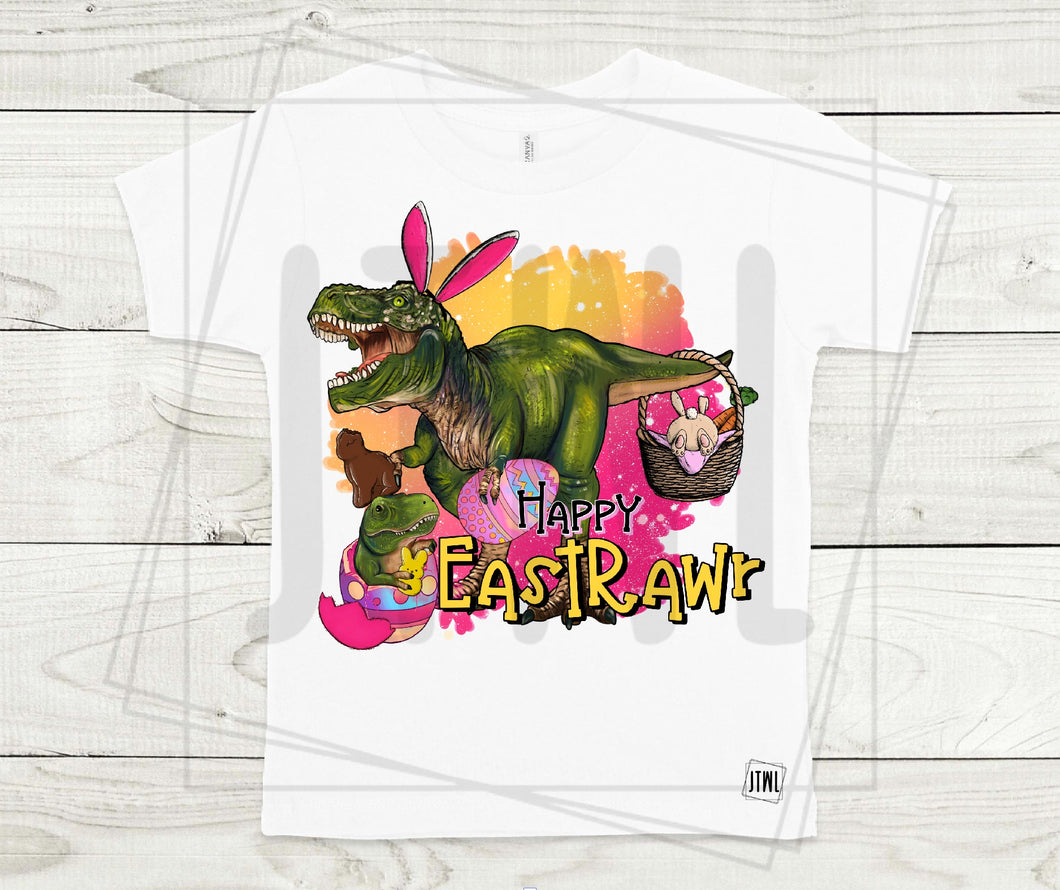 Happy Eastrawr: Pink- All Sizes