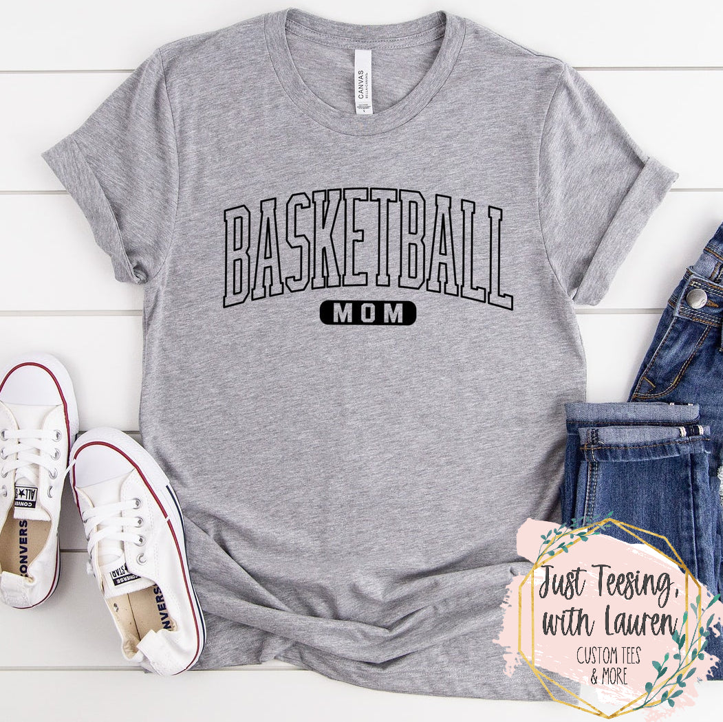 Basketball Mom- Black Print