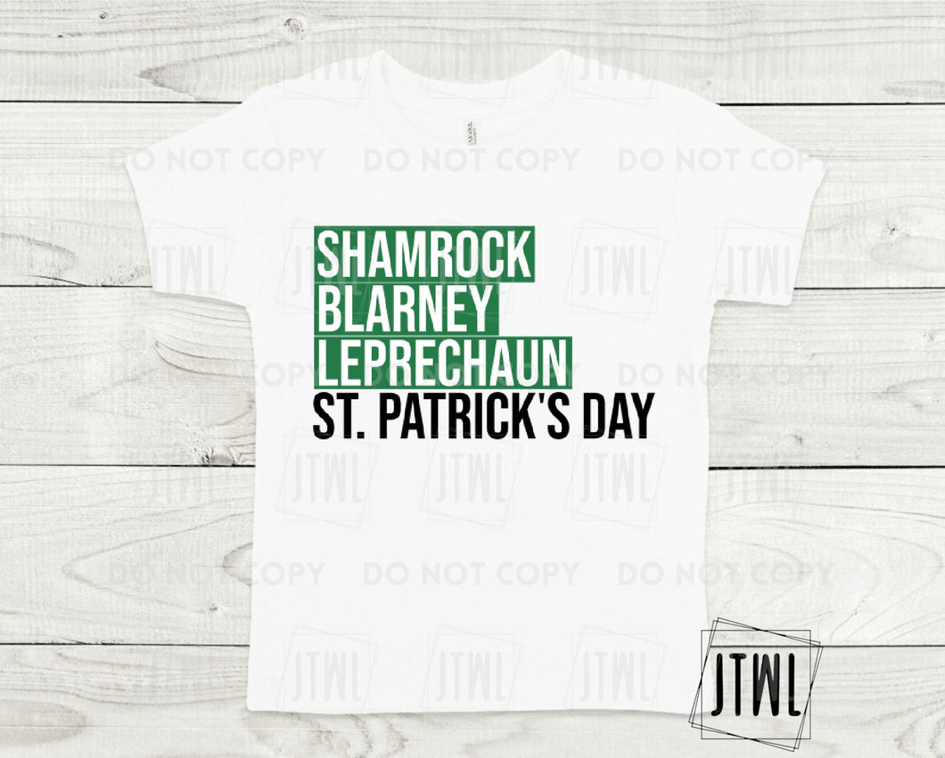 St. Patty's Day- All Sizes