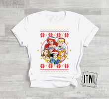 Load image into Gallery viewer, Christmas Princesses DTF- All Sizes
