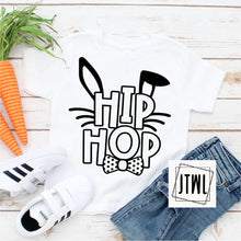 Load image into Gallery viewer, Hip Hop Bow Tie Coloring Tee: Perfect For Easter Baskets!- Toddler/ Youth
