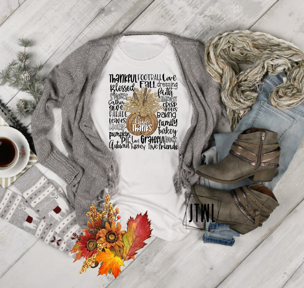 Give Thanks Collage- Adult