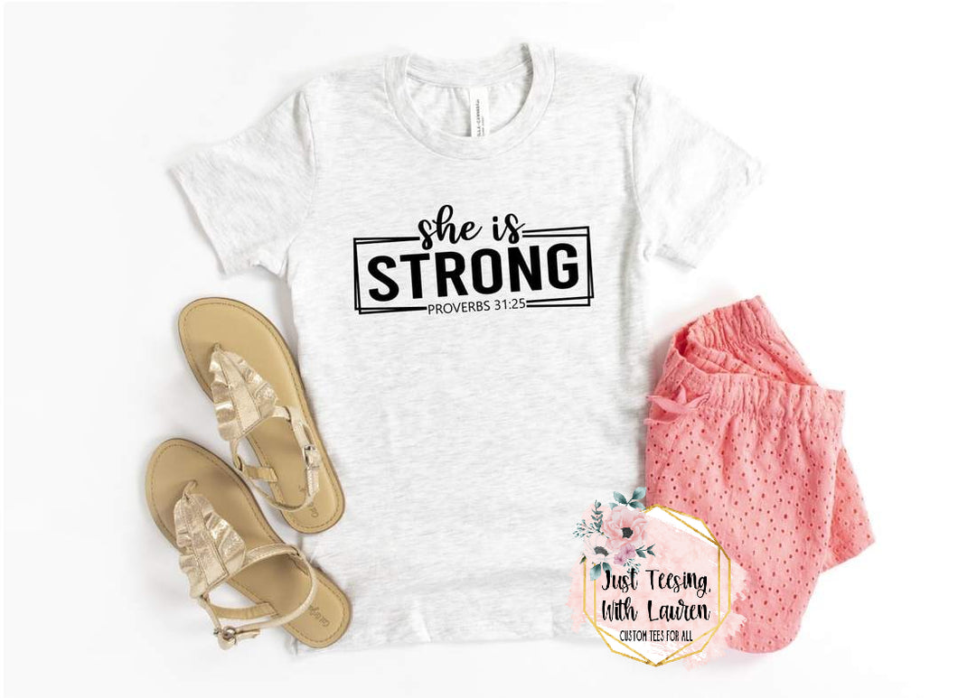 She is Strong- Toddler/Youth
