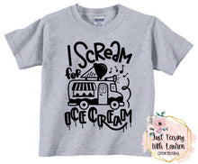 Load image into Gallery viewer, I Scream For Ice Cream- Toddler/Youth
