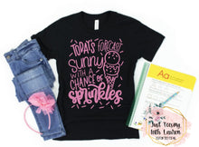Load image into Gallery viewer, Sunny With A Chance Of Sprinkles- Toddler/Youth
