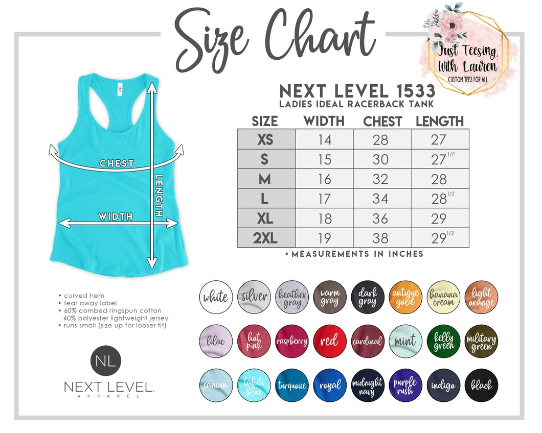 UPGRADE YOUR TEE- Fitted Racerback Tank- Adult
