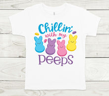 Load image into Gallery viewer, Chillin&#39; With My Peeps- Infant  (choose your favorite color tee)
