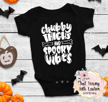 Load image into Gallery viewer, Chubby Thighs &amp; Spooky Vibes- Infant
