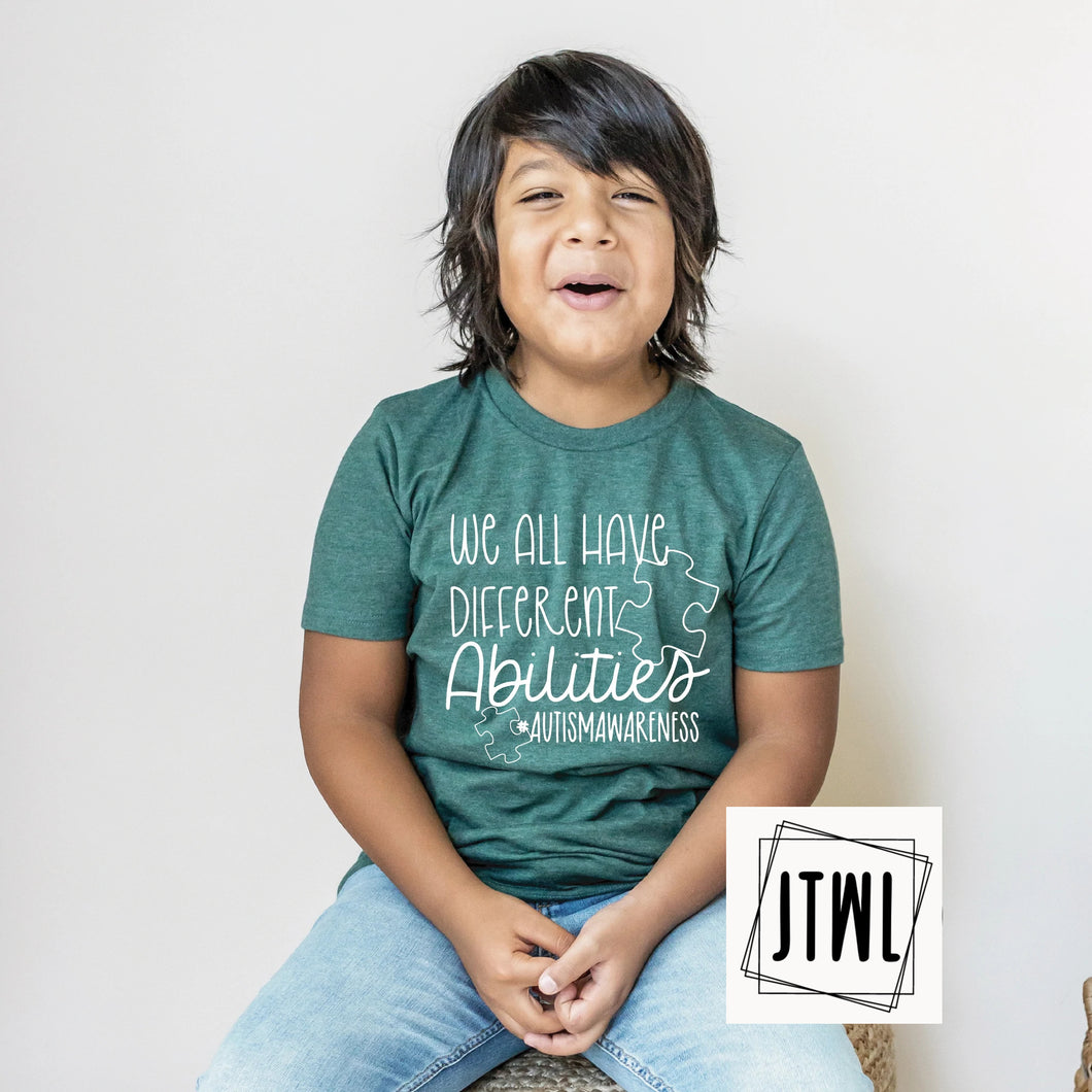 Different Abilities- Autism- Toddler/Youth
