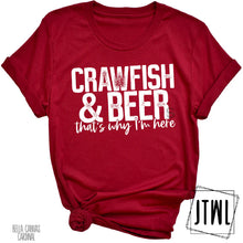 Load image into Gallery viewer, Crawfish &amp; Beer- Adult
