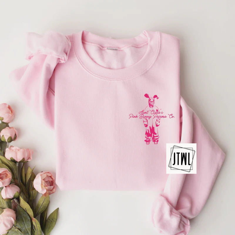 Aunt Clara's Pink Bunny Pajama Co.- Adult