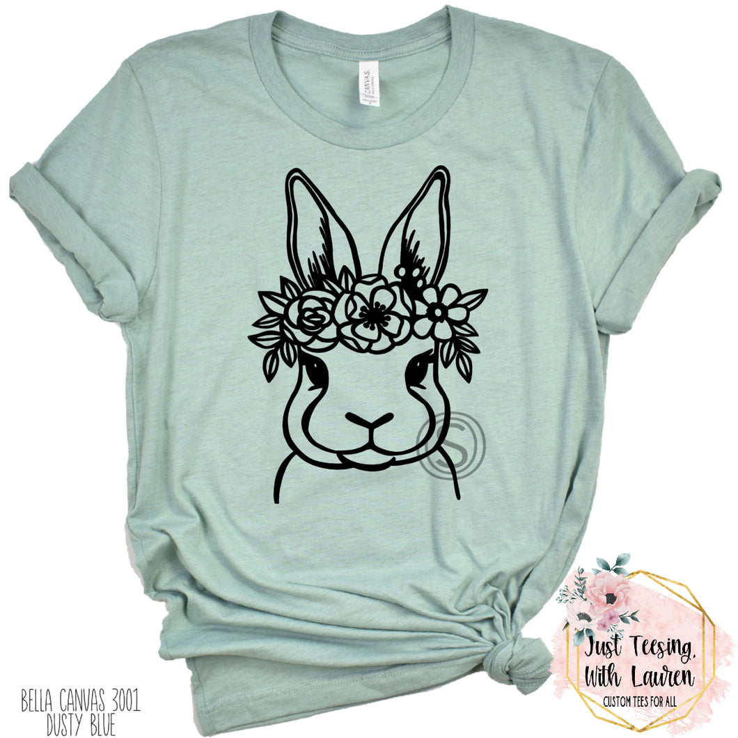Floral Bunny- Adult