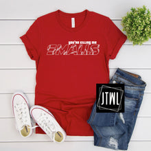 Load image into Gallery viewer, You&#39;re Killing Me Smalls- White Print- Baseball- Adult
