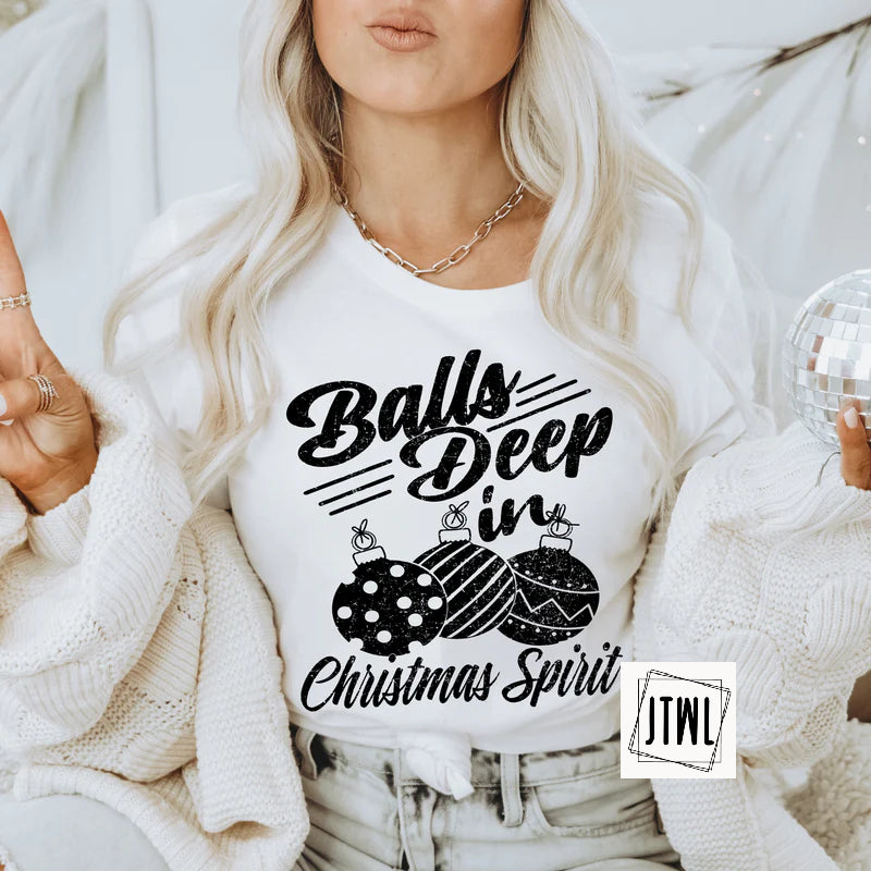 Balls Deep In Christmas Spirit- Adult