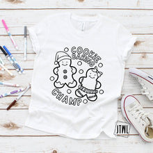 Load image into Gallery viewer, Cookie Baking Champ Coloring Tee- Toddler/Youth

